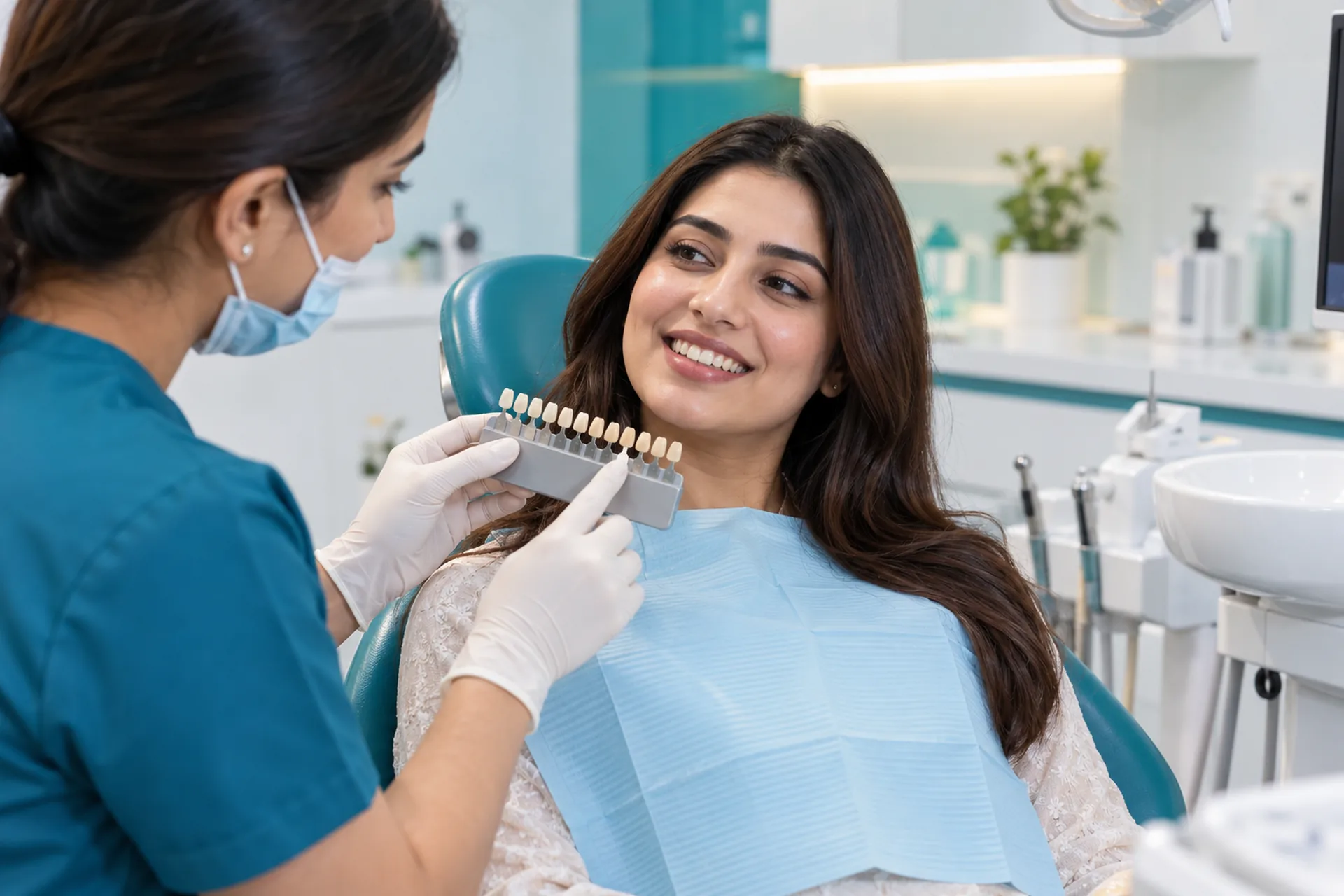 The two-visit porcelain veneer process from digital design to bonding