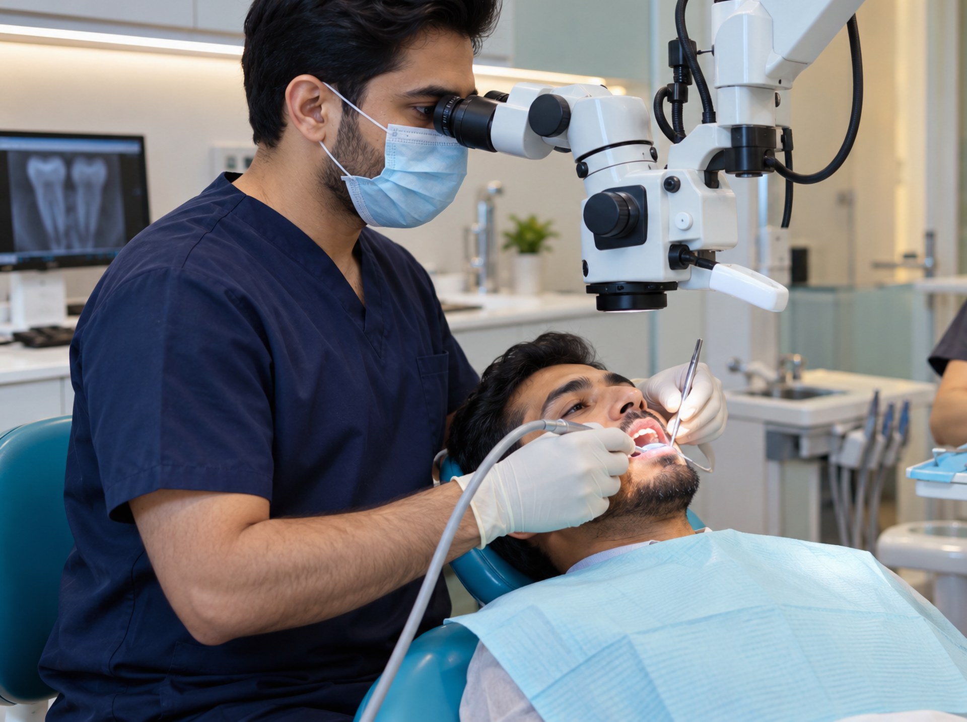 Wisdom tooth surgical assessment and micro-instruments in Karachi